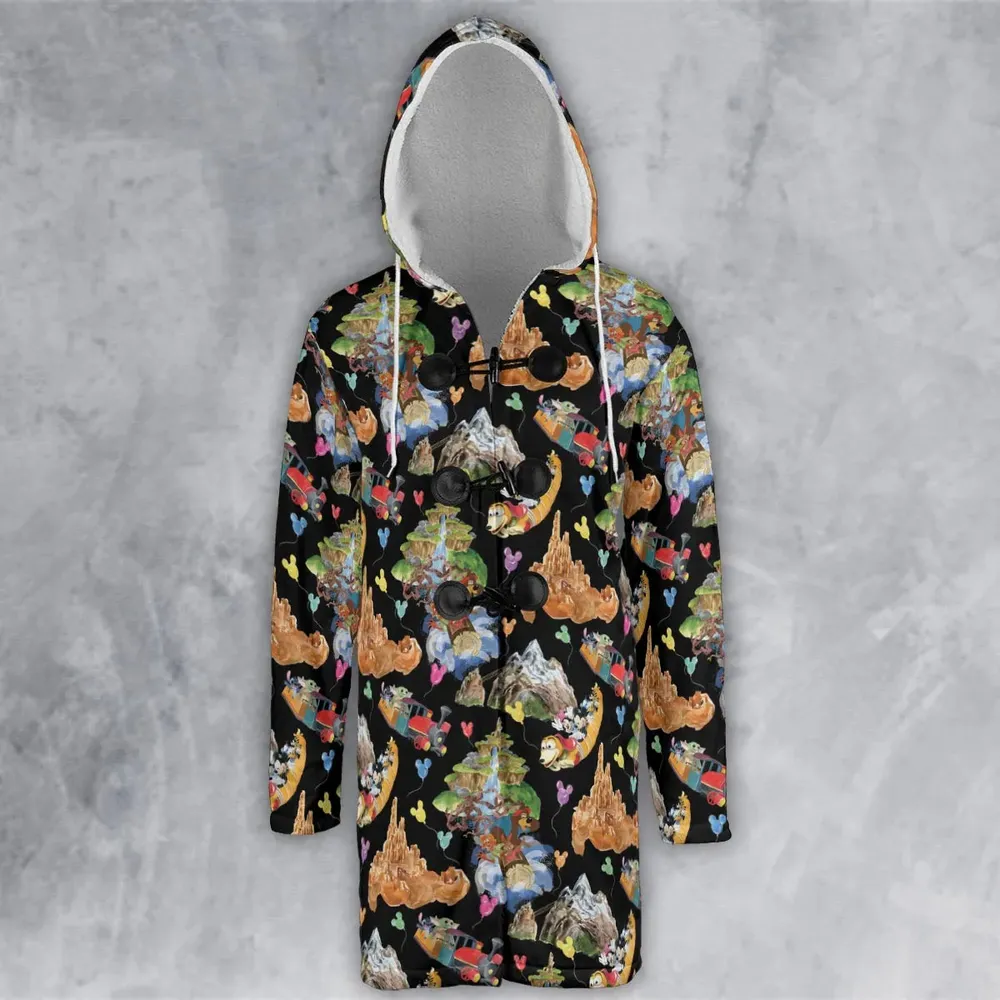 Mountain Magic Kingdom Parks Hooded Cloak Coat - 2