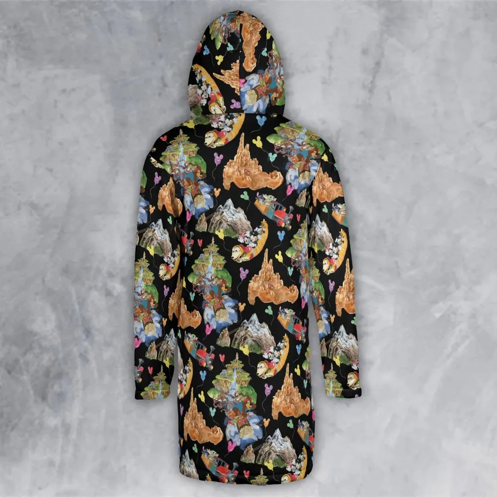 Mountain Magic Kingdom Parks Hooded Cloak Coat - 3
