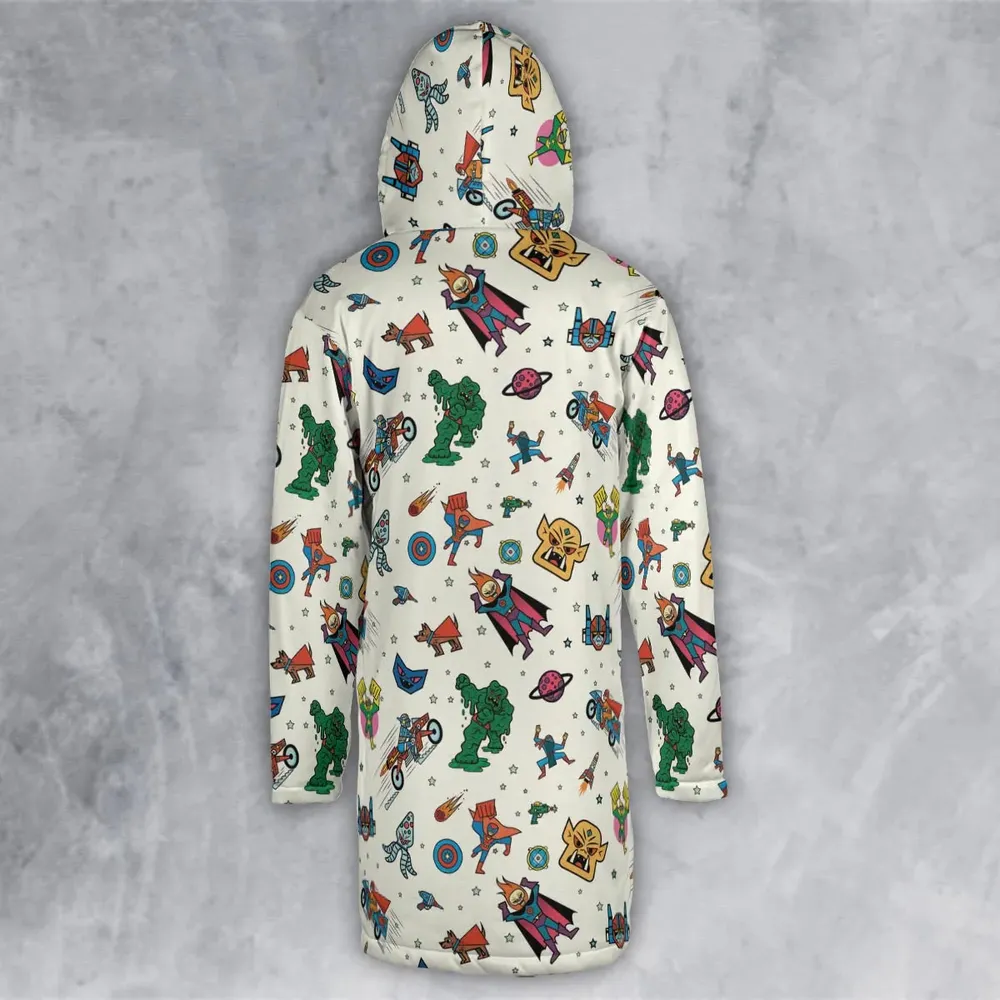 Nastalgic Cartoon Villains Hooded Cloak Coat - 3