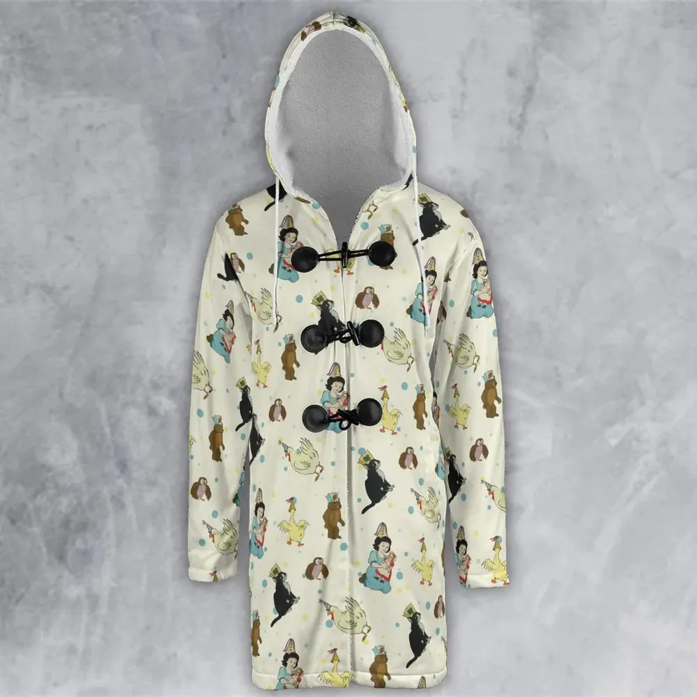 The Curious Cub and His Forest Friends Little Bear Hooded Cloak Coat - 2