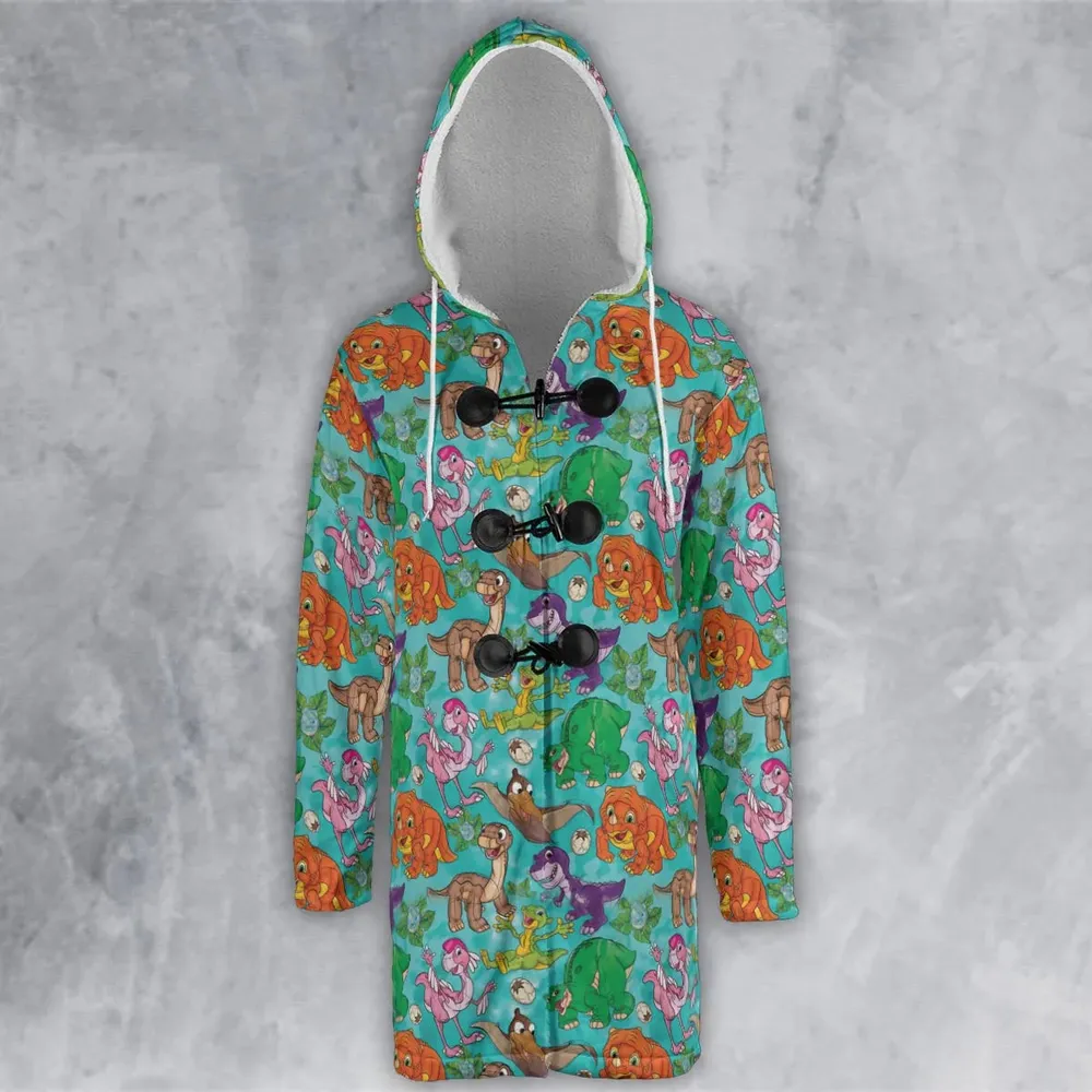 Squad Goals The Land Before Time Hooded Cloak Coat - 2