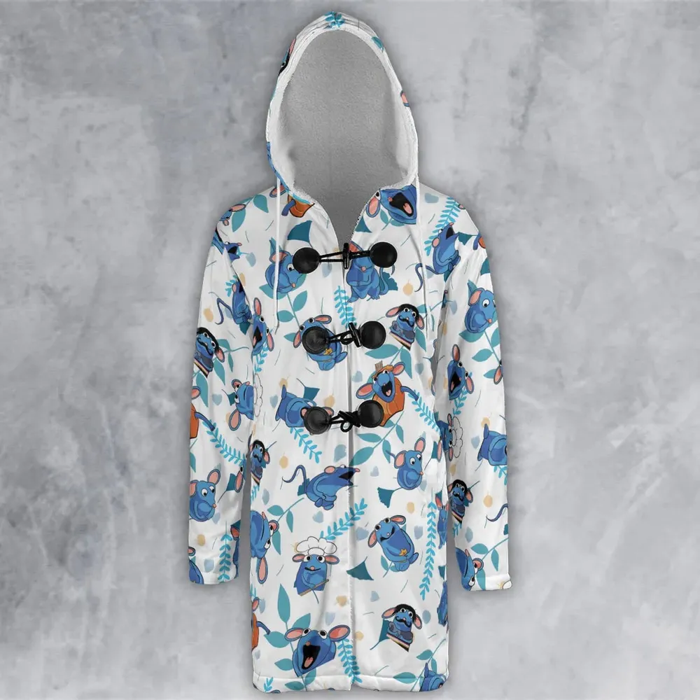 Cute Tutter Bear in the Big Blue House Hooded Cloak Coat - 2