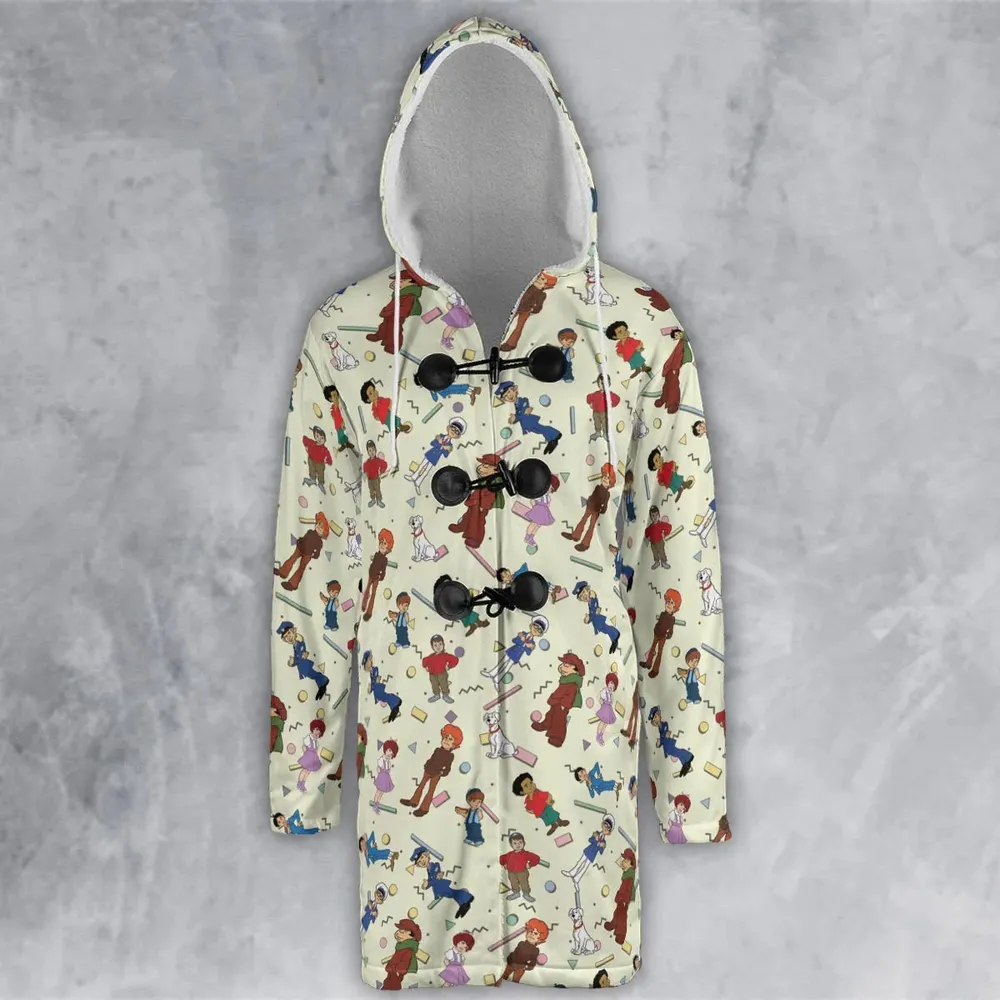 The Little Rascals Cartoon Characters Hooded Cloak Coat - 2