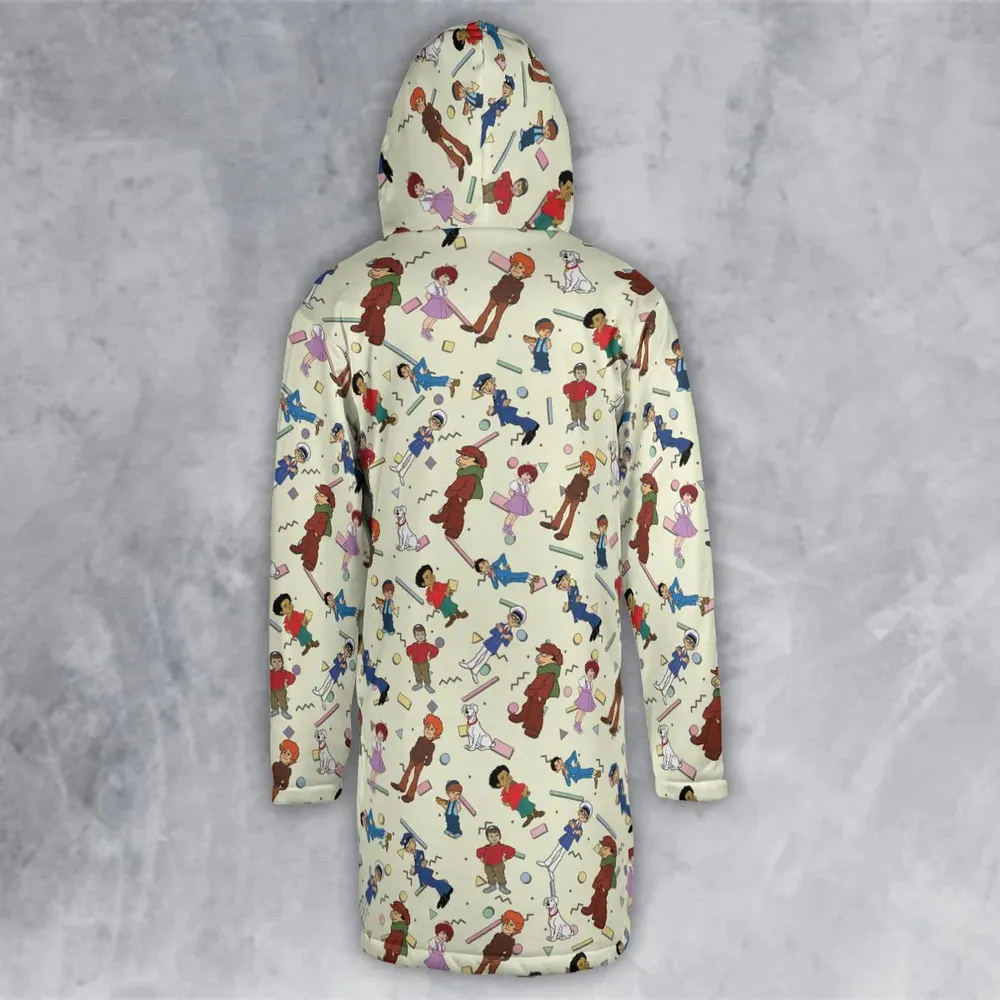 The Little Rascals Cartoon Characters Hooded Cloak Coat - 3