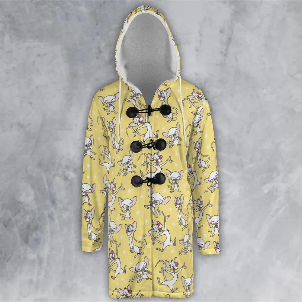 Lab Style Pinky and the Brain Hooded Cloak Coat - 2
