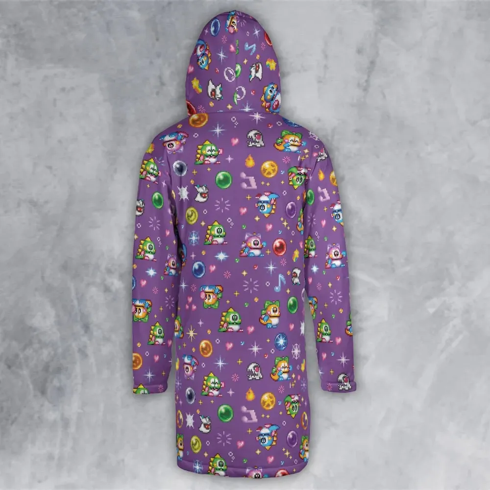 Bubble Bobble Classic Hooded Cloak Coat - 3