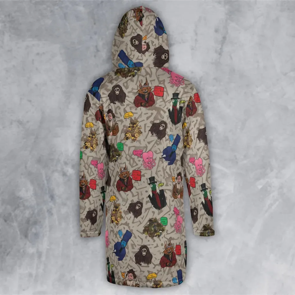 Look At Them Shine Mighty Boosh Hooded Cloak Coat - 3