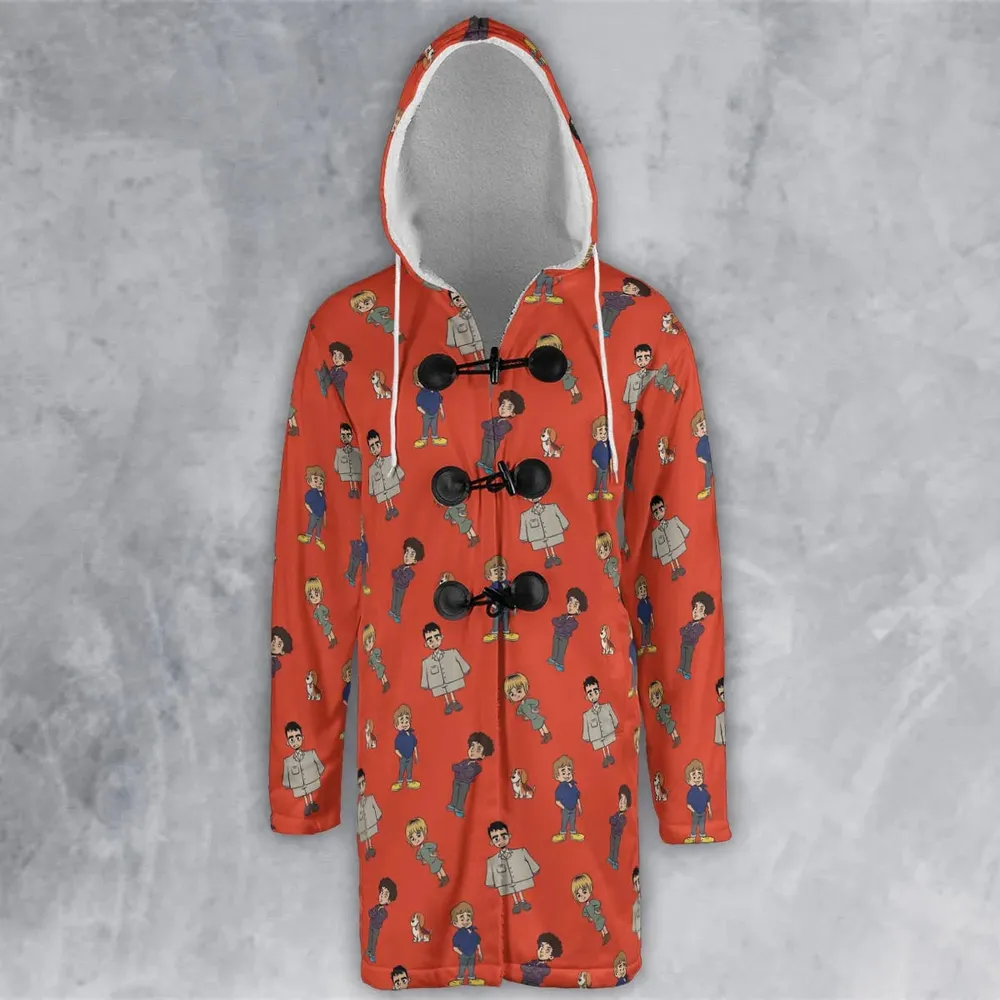 Lil Talking Heads Hooded Cloak Coat - 2