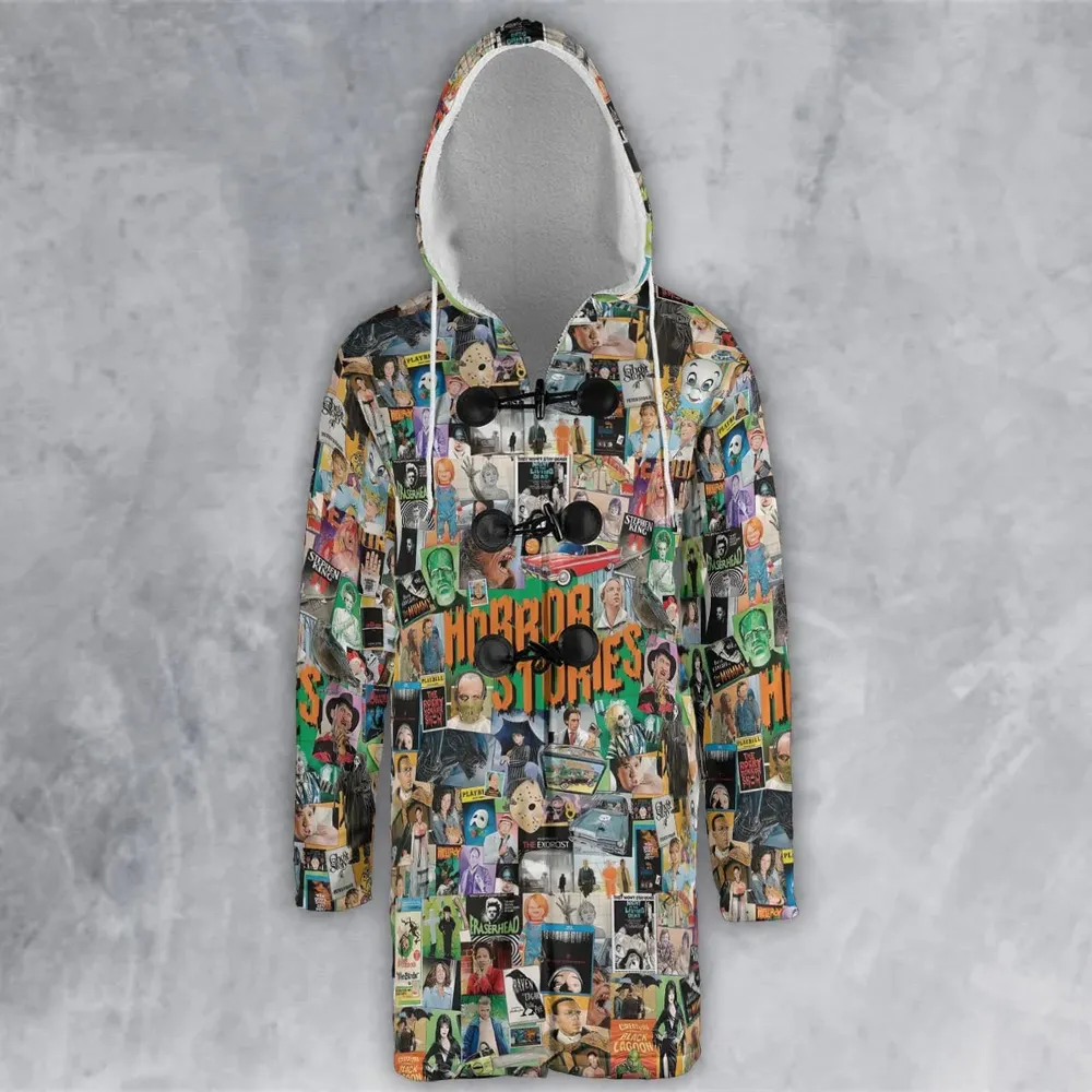 Horror Stories Hooded Cloak Coat - 2