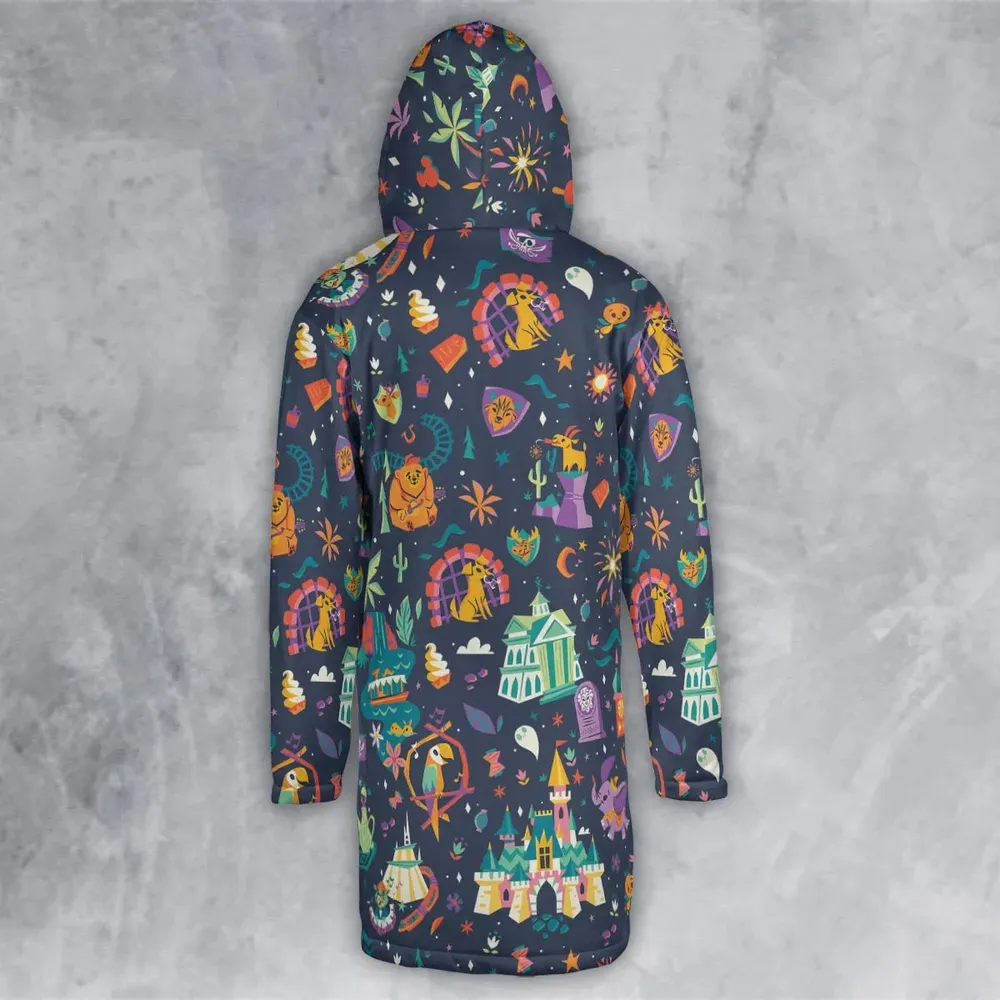 Magic Kingdom Theme Hooded Cloak Coat - 3