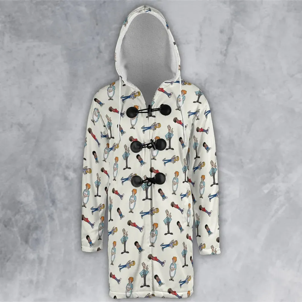 Different Strokes Drip Hooded Cloak Coat - 2