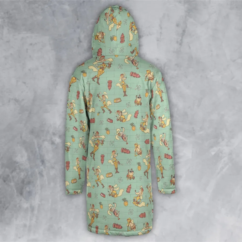 Sergeant O'Fera Cuphead Hooded Cloak Coat - 3