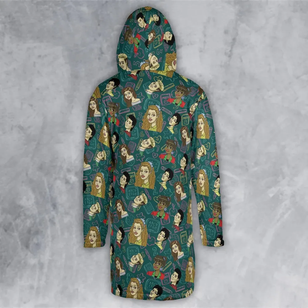 Class of 93' Saved By The Bell Hooded Cloak Coat - 3
