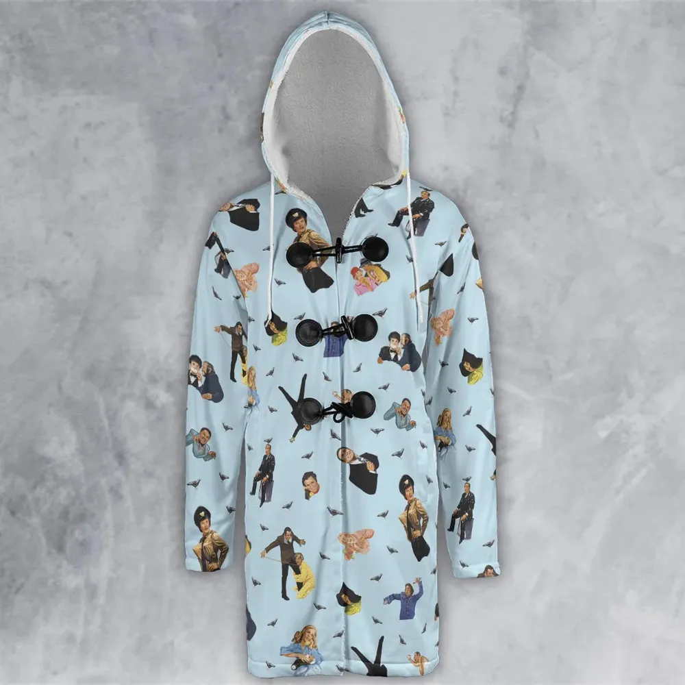 High Anxiety Characters Hooded Cloak Coat - 2