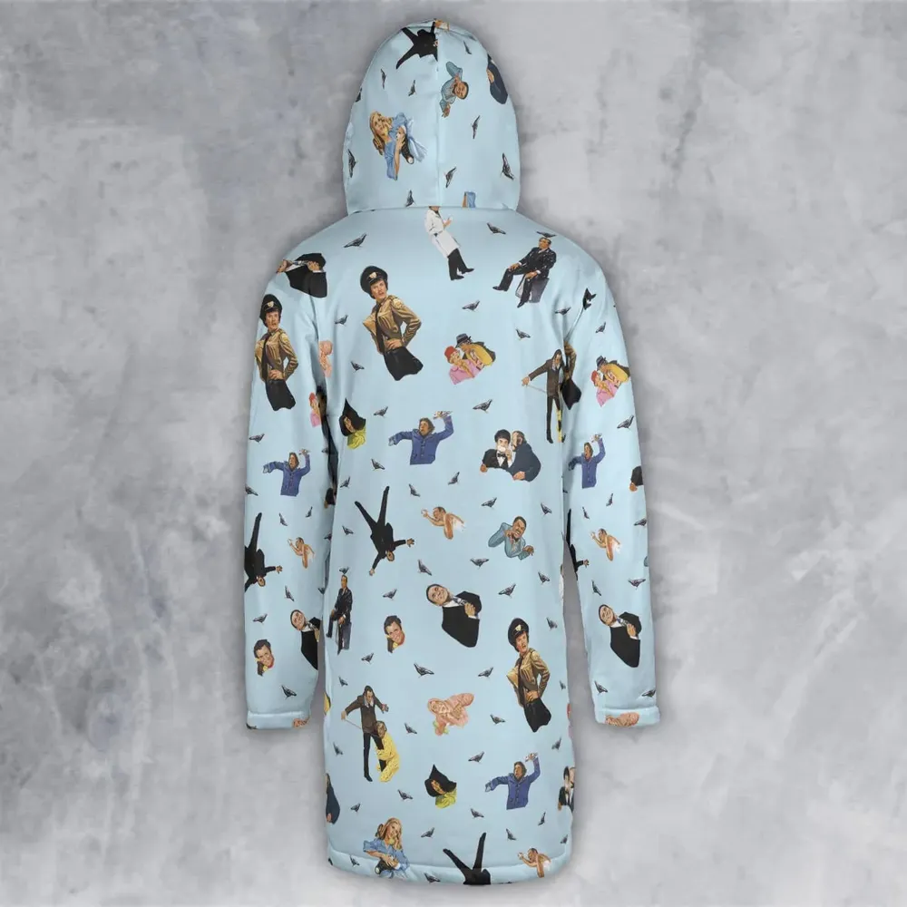 High Anxiety Characters Hooded Cloak Coat - 3