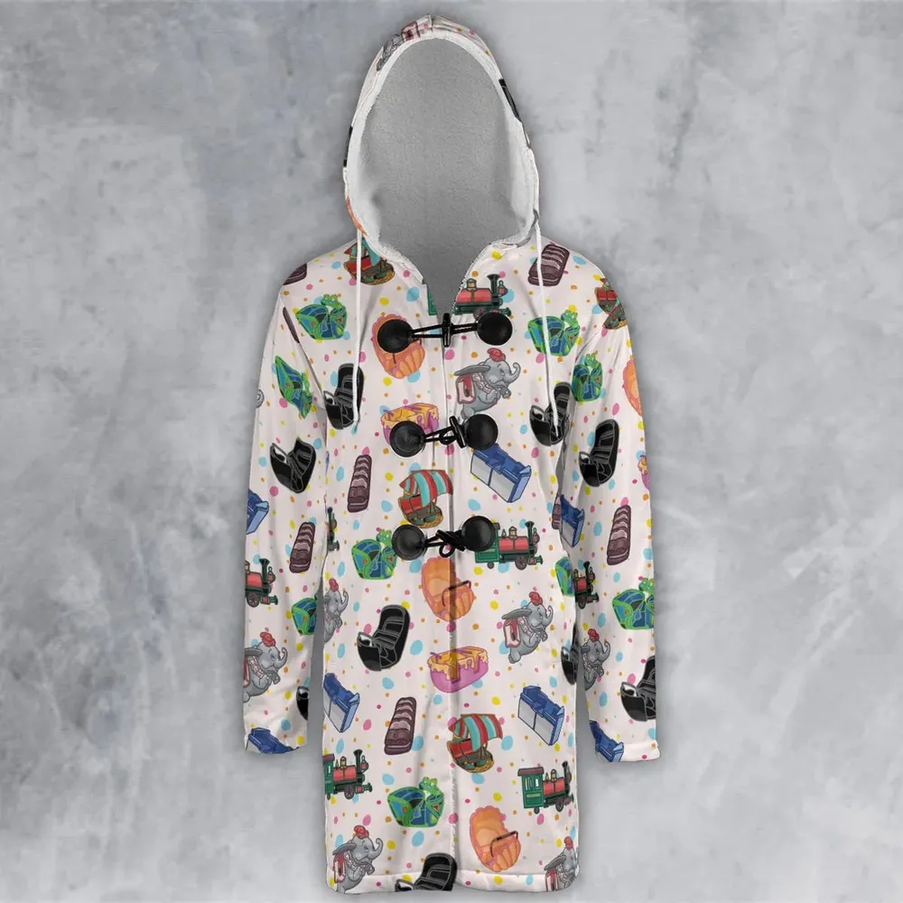 Sit In These Hooded Cloak Coat - 2