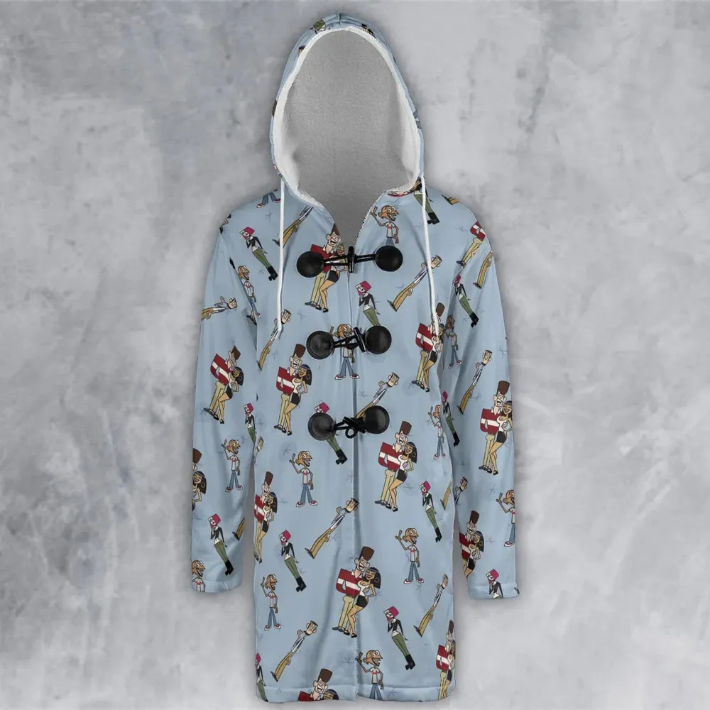 Say What Now Clone High Hooded Cloak Coat - 2