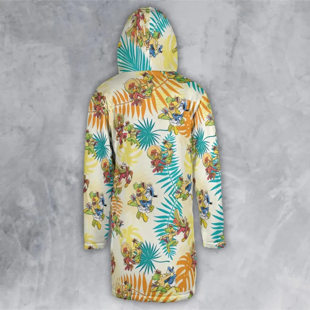 Tropical The Three Caballeros Hooded Cloak Coat - 3