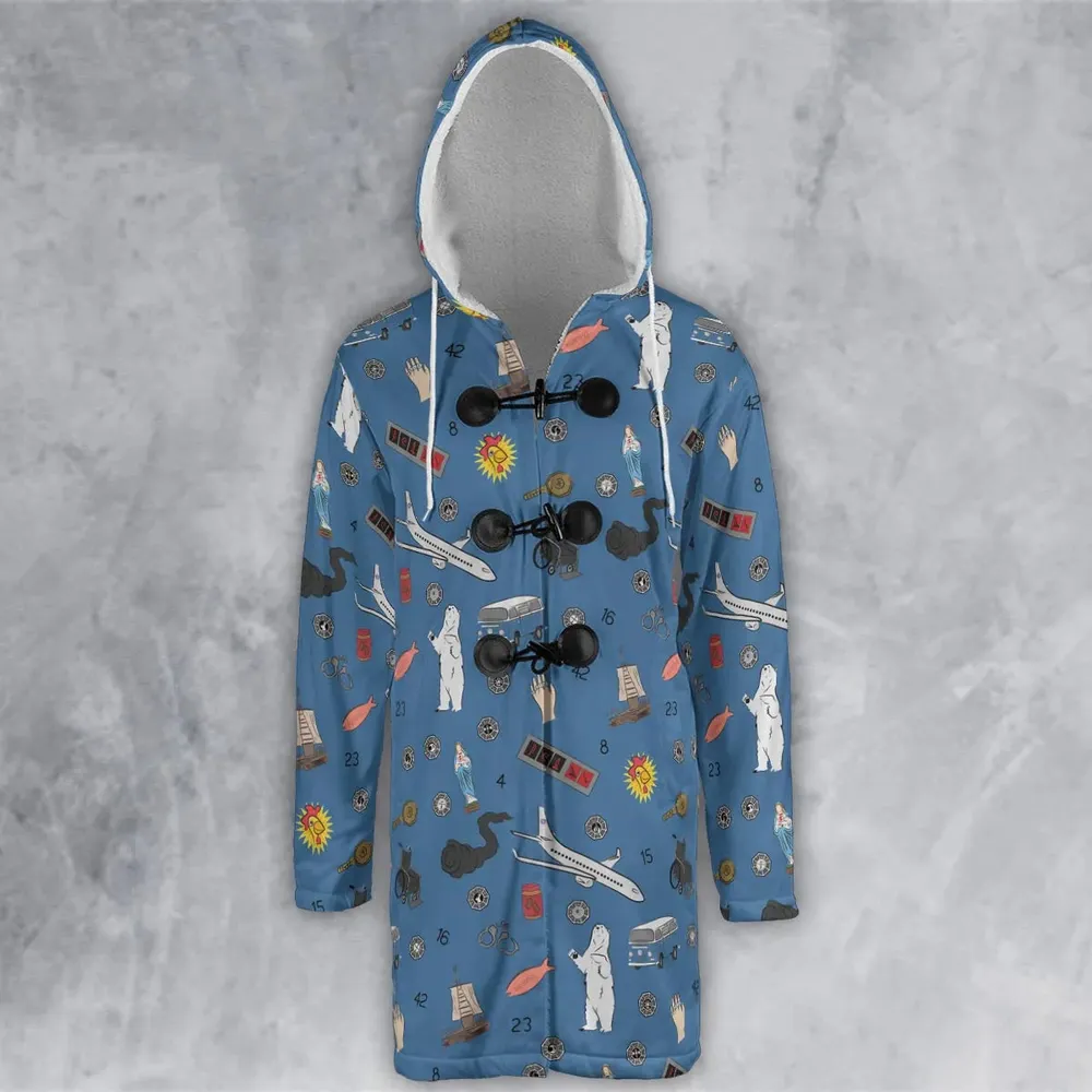 Get Lost Again Lost TV Show Hooded Cloak Coat - 2