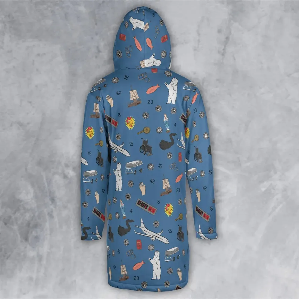 Get Lost Again Lost TV Show Hooded Cloak Coat - 3