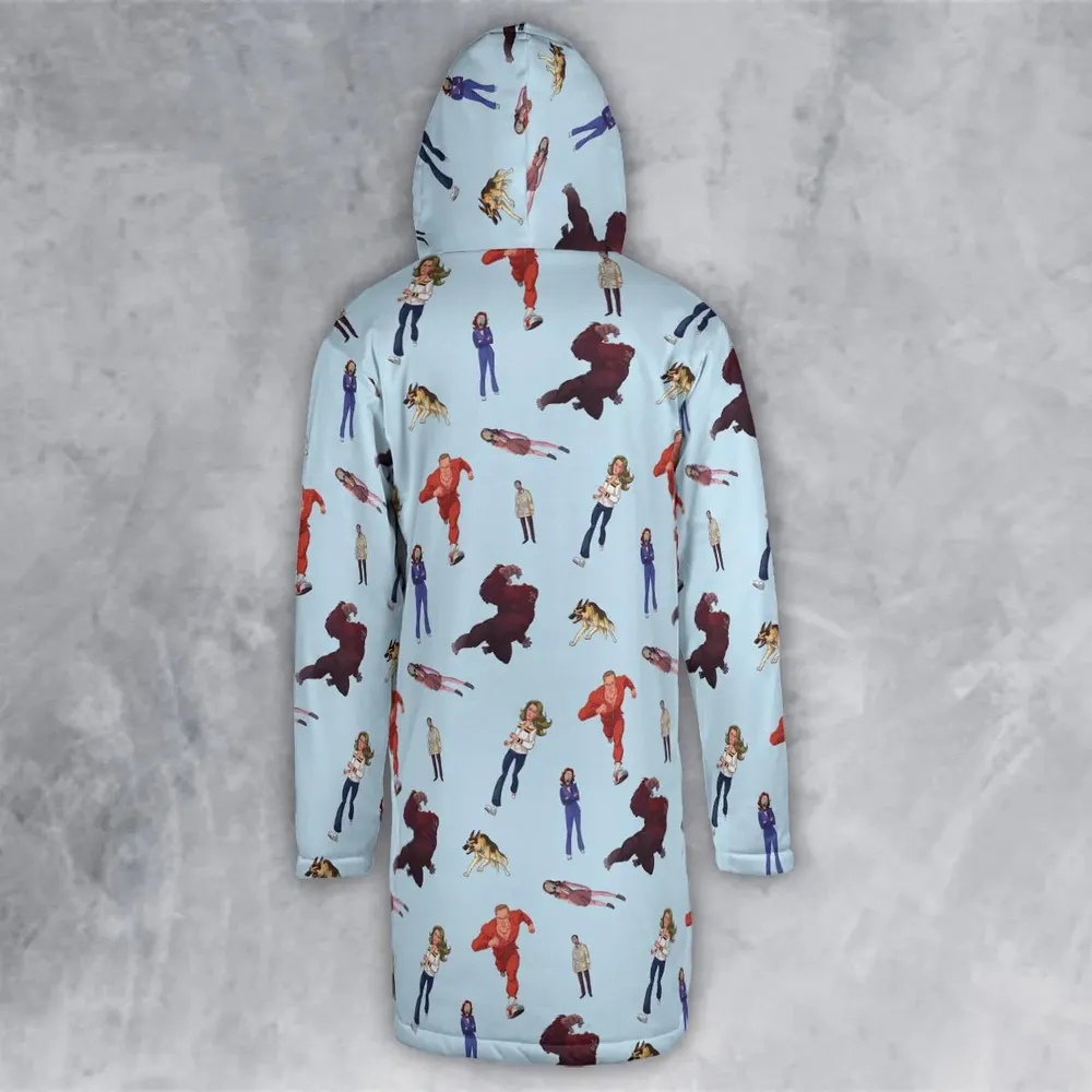 The Six Million Dollar Man and the Bionic Woman Hooded Cloak Coat - 3
