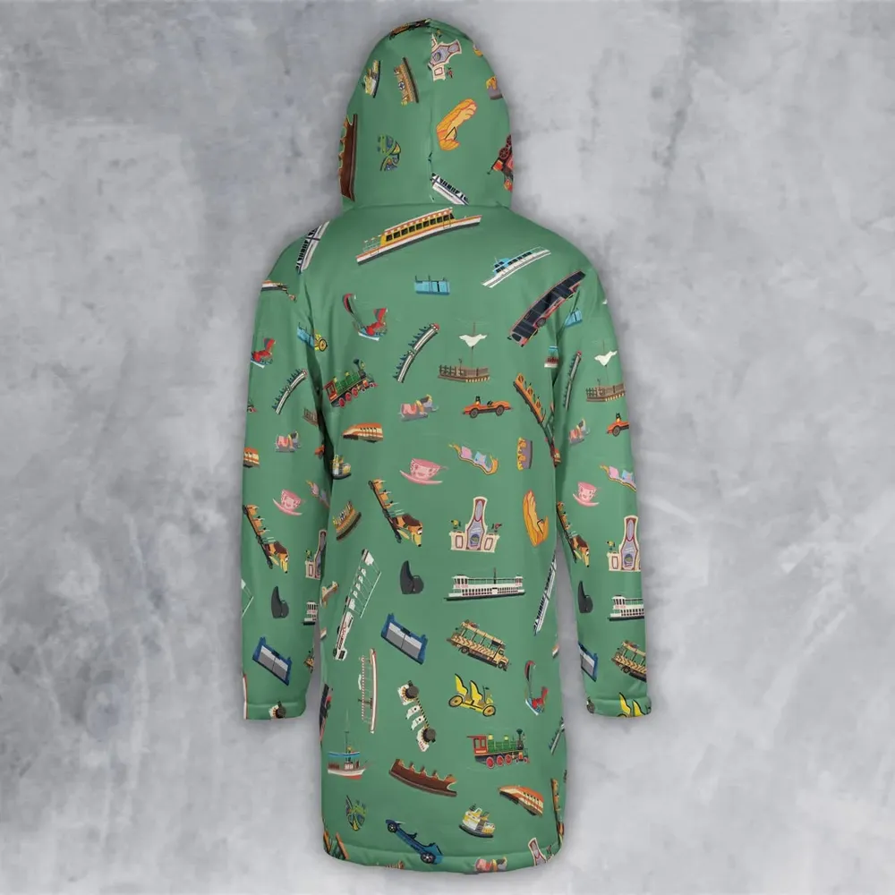 Ride The Vibe Hooded Cloak Coat - 3