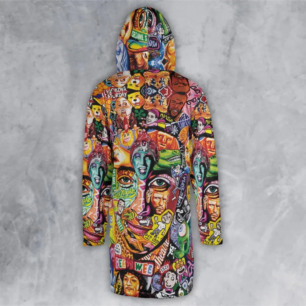 Scavenger Hunt Pee Wee Herman Hooded Cloak Coat - 3