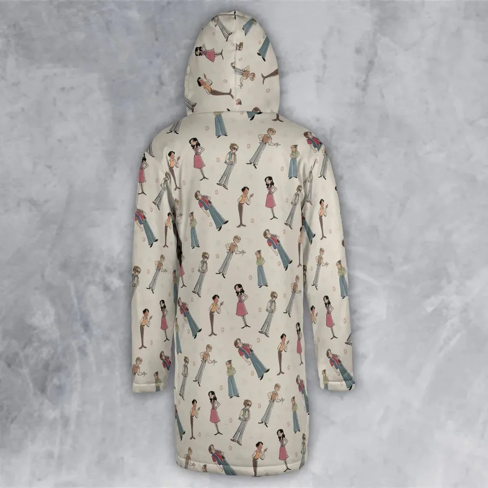 Seventies Vibes That '70s Show Hooded Cloak Coat - 3
