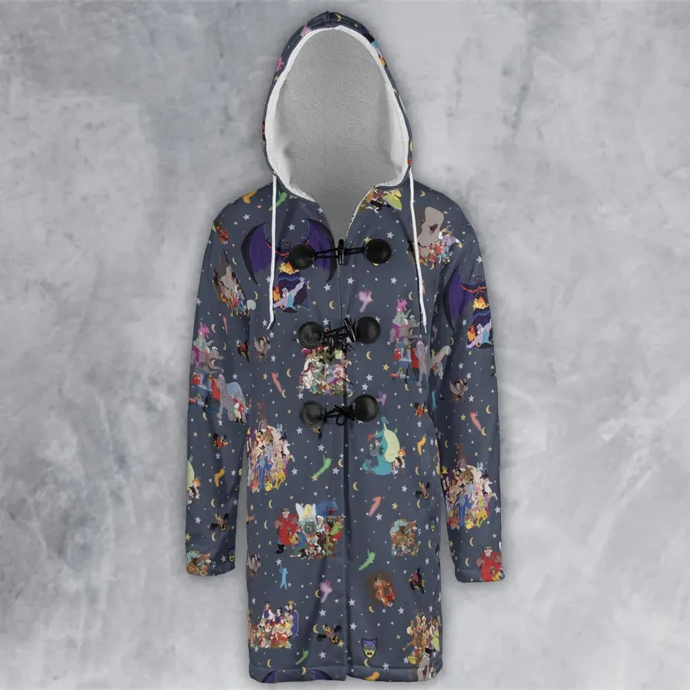 Classic Cartoon 1937-1949 Hooded Cloak Coat - 2