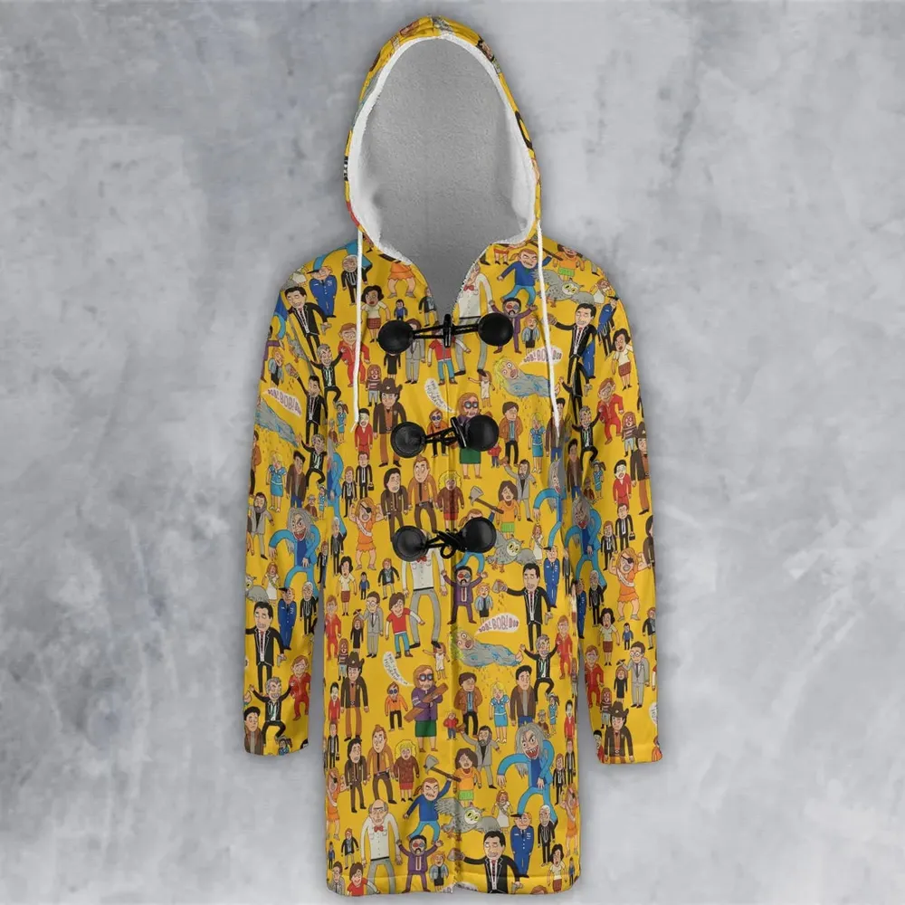 Lynch Vibes Twin Peaks Hooded Cloak Coat - 2