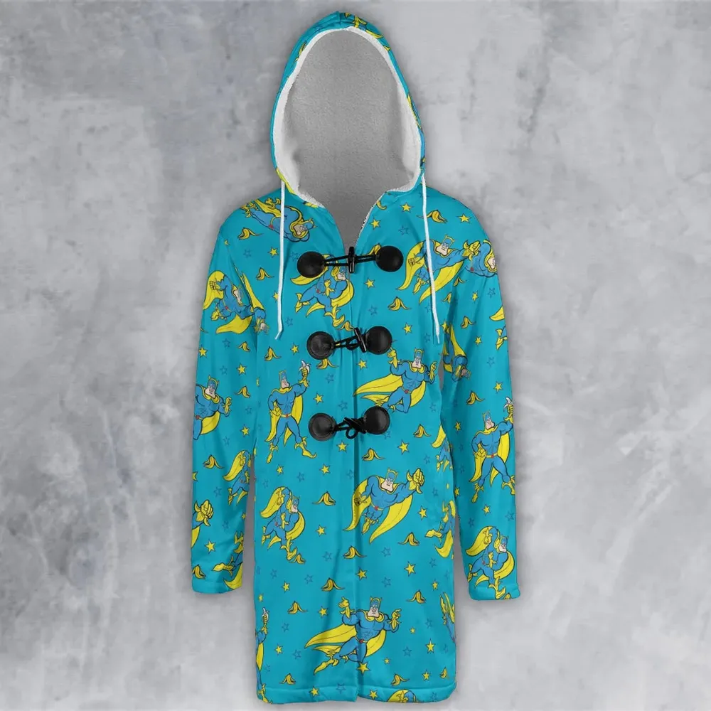 Banana and Bananaman Hooded Cloak Coat - 2