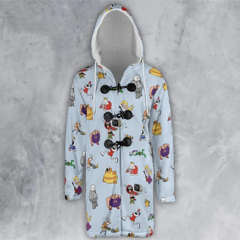 Retro Webtoon Homestar Hooded Cloak Coat - 2