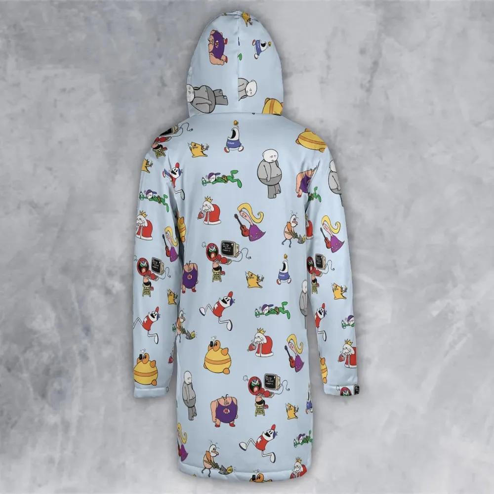 Retro Webtoon Homestar Hooded Cloak Coat - 3