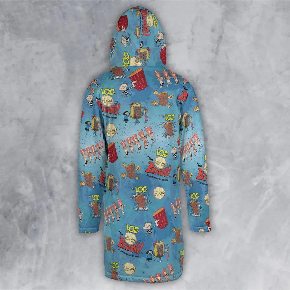 It's Log It's Big It's Heavy Hooded Cloak Coat - 3