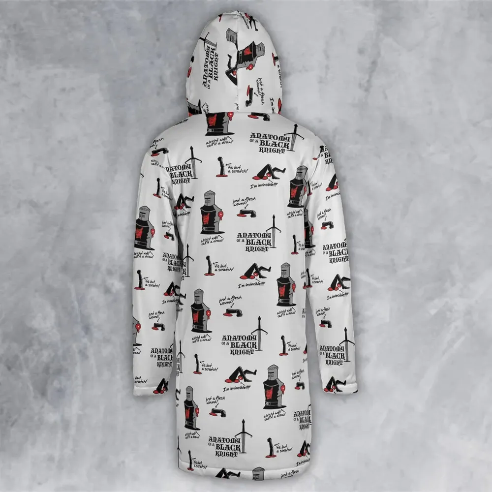 Tis but a scratch Black Knight Monty Python And The Holy Grail Hooded Cloak Coat - 3