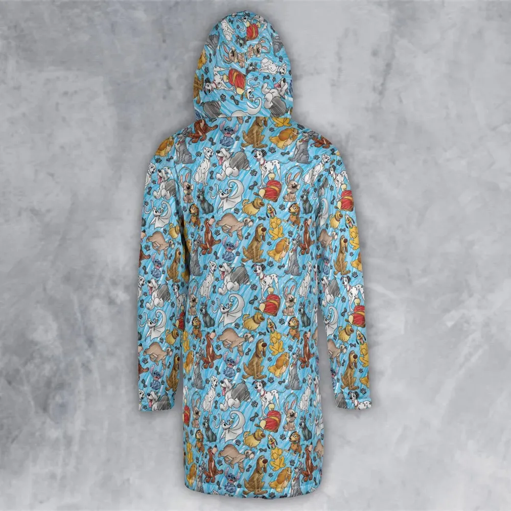 Animation Dogs Hooded Cloak Coat - 3