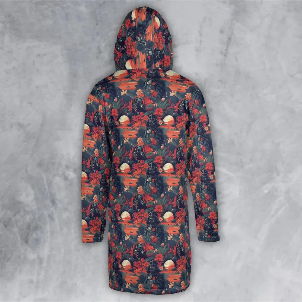 Dark Side of the Tropics Hooded Cloak Coat - 3