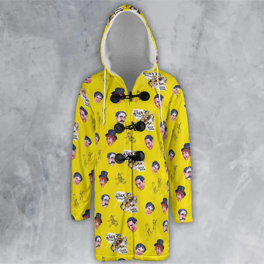 The Duck Soup The Marx Brothers Hooded Cloak Coat - 2