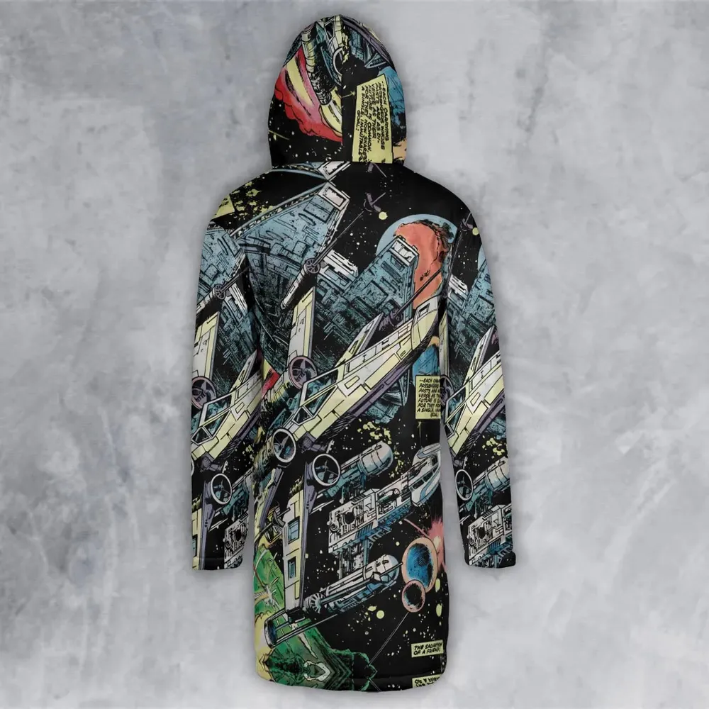 Han Solo Spaceship Star Wars Hooded Cloak Coat - 3
