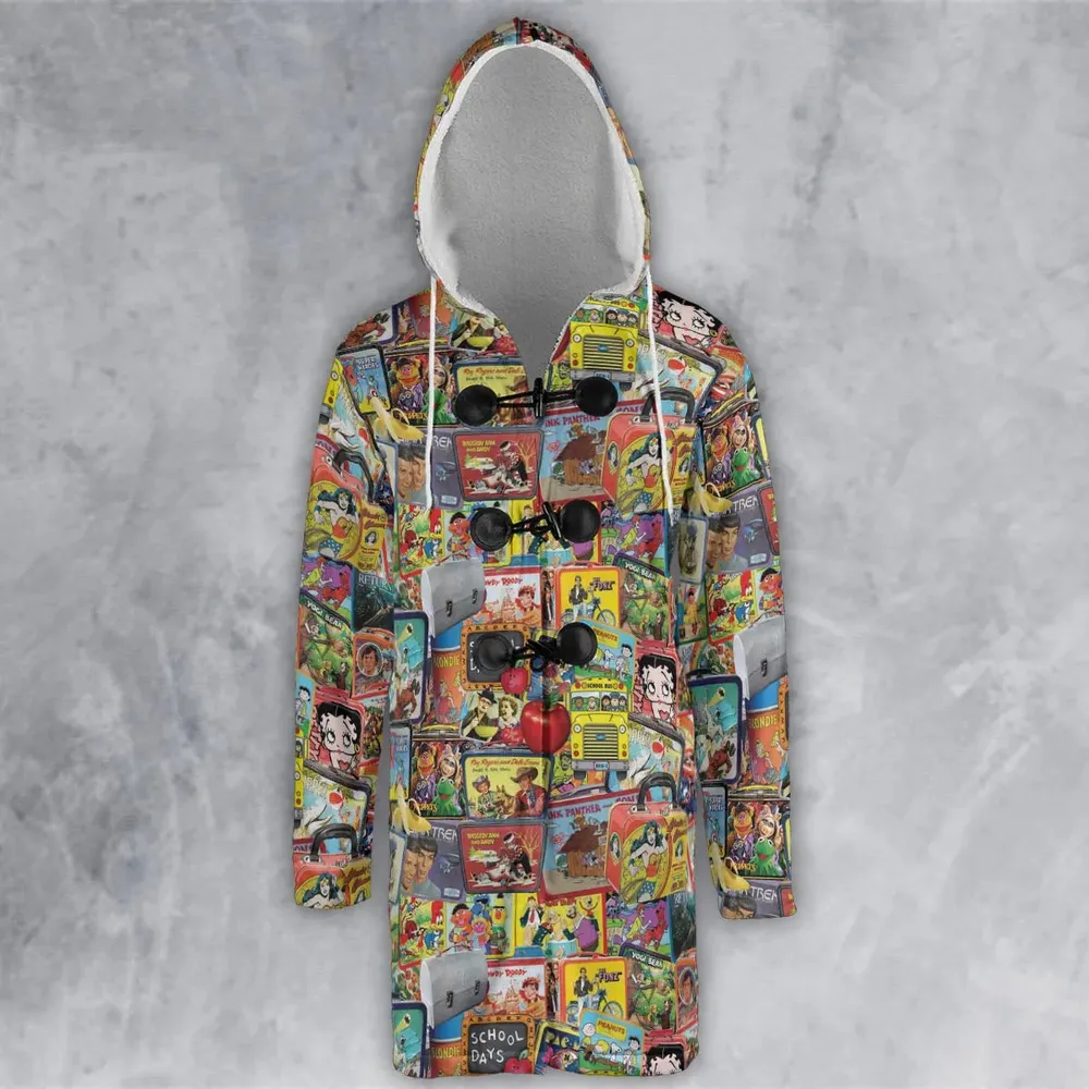 Retro Land TV Shows Hooded Cloak Coat - 2