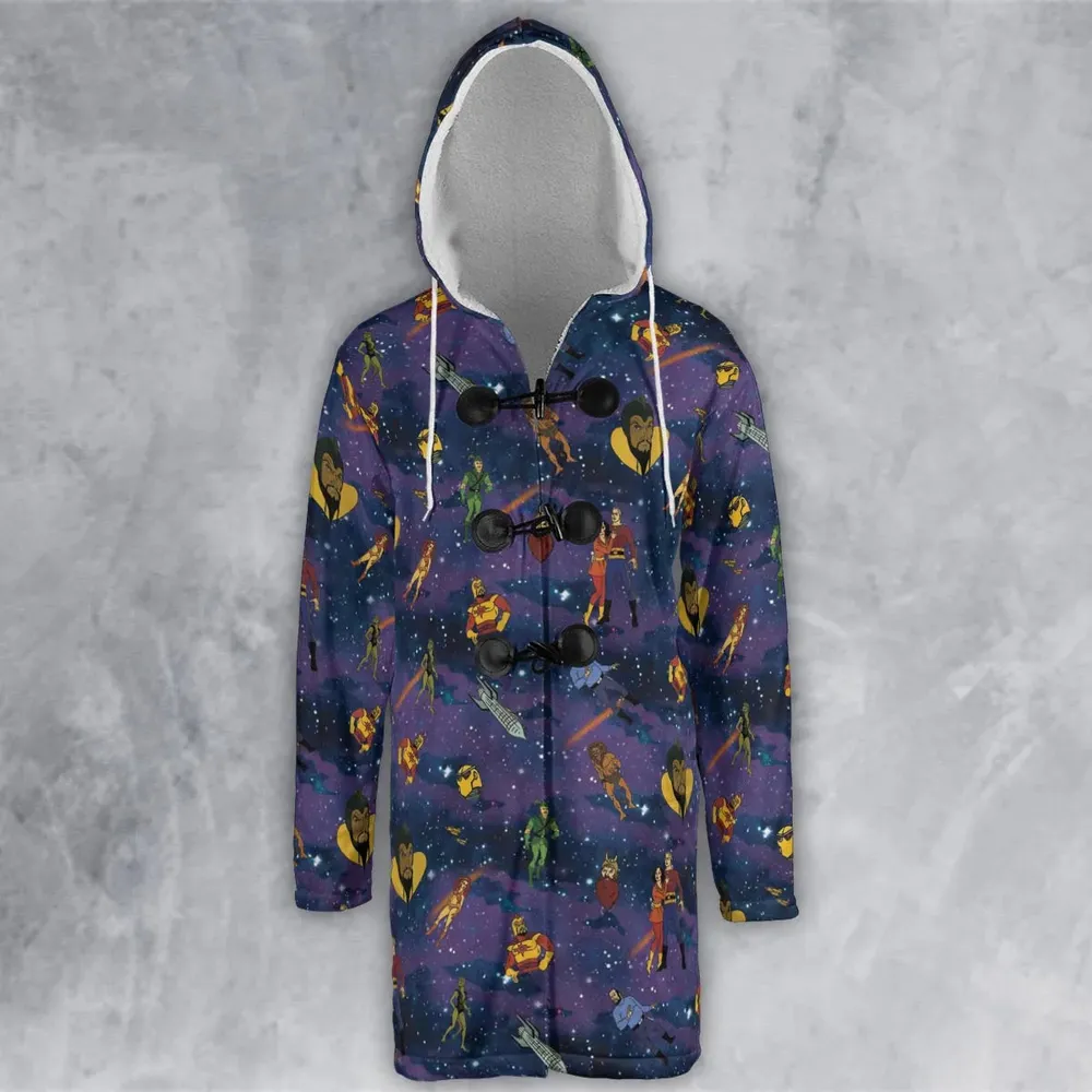Flash Gordon Cartoon Characters Hooded Cloak Coat - 2