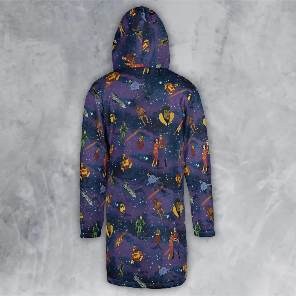 Flash Gordon Cartoon Characters Hooded Cloak Coat - 3