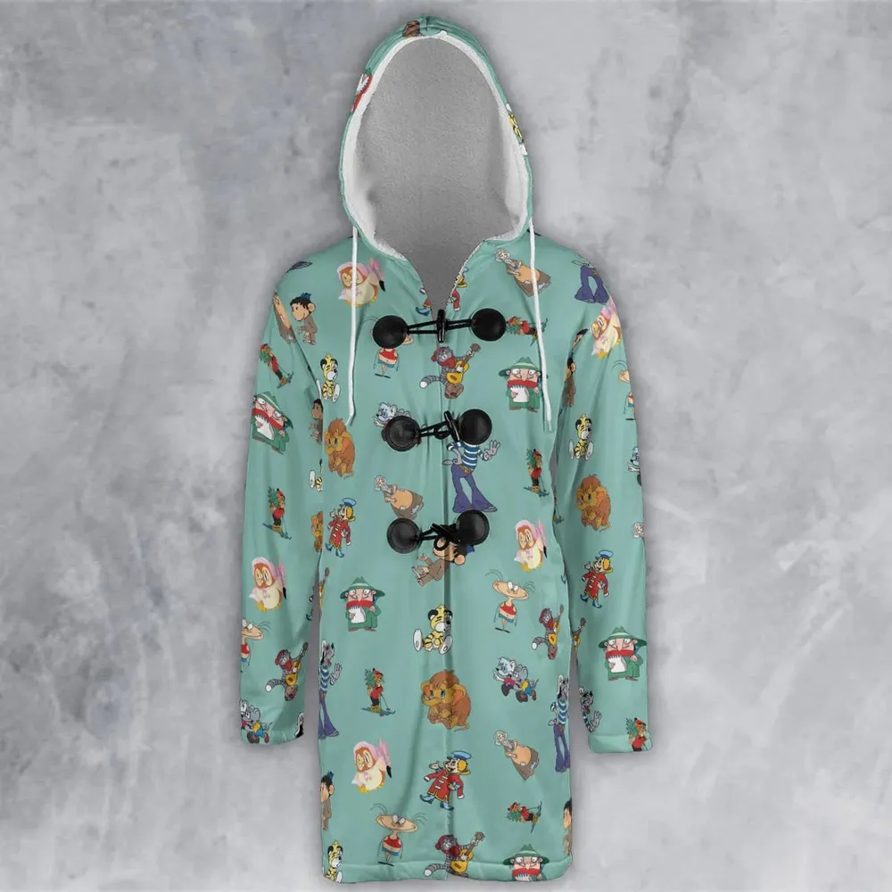 Russian Cartoon Characters Hooded Cloak Coat - 2