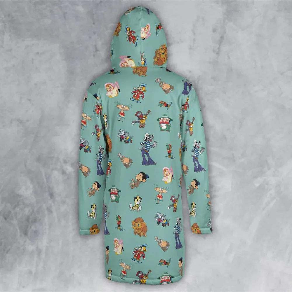 Russian Cartoon Characters Hooded Cloak Coat - 3