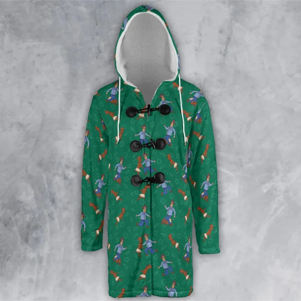 Hank Hill and Ladybird Dancing Hooded Cloak Coat - 2
