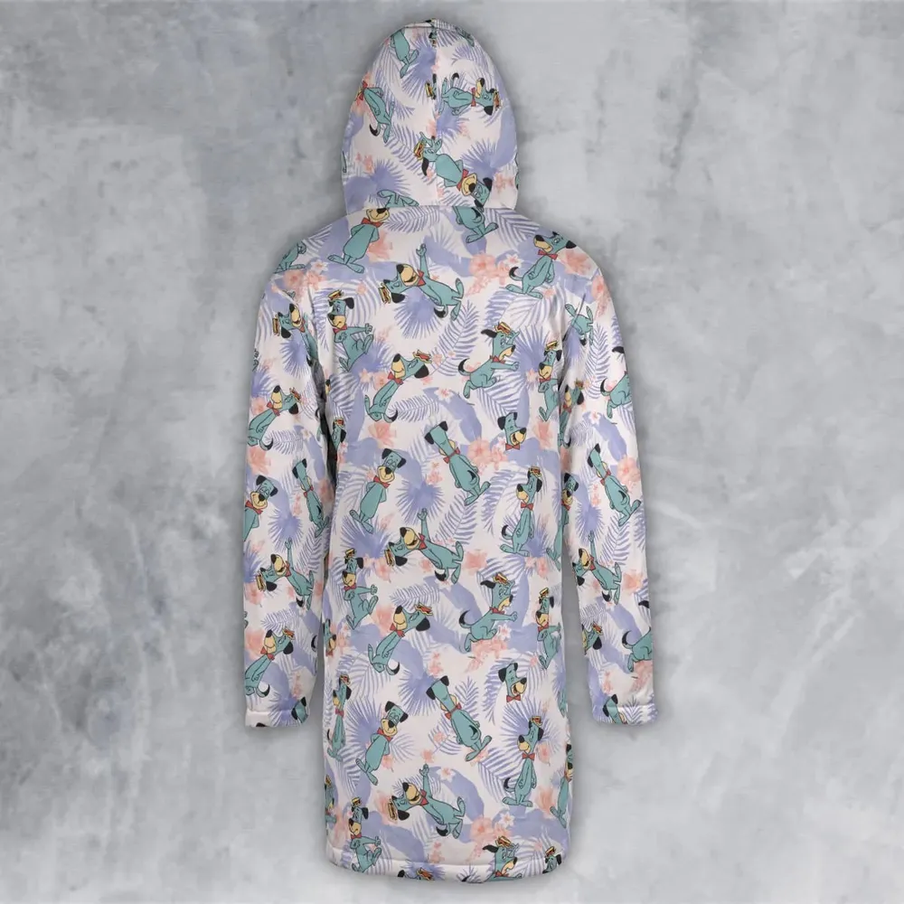 Huckleberry Hound Pattern Hooded Cloak Coat - 3