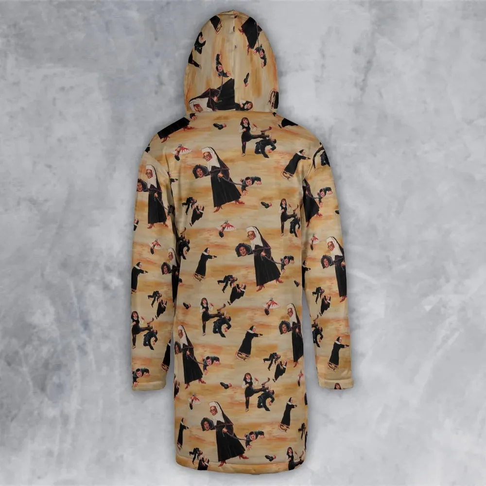 Bless You Sister Act Hooded Cloak Coat - 3