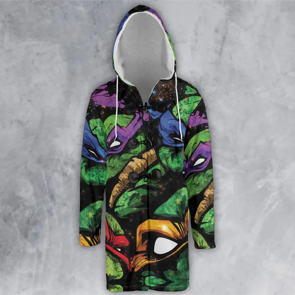 Four Ninja Turtles TMNT Hooded Cloak Coat - 2