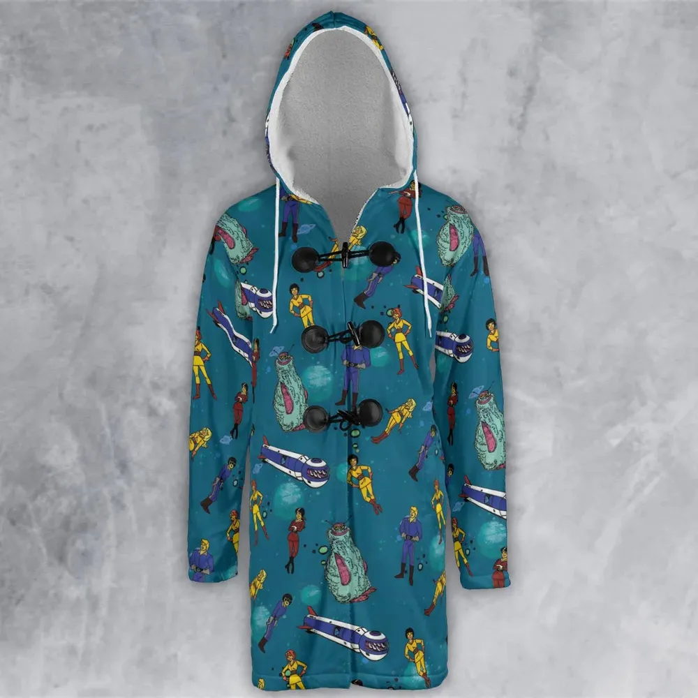 Josie And The Pussy Cats in Outer Space Hooded Cloak Coat - 2
