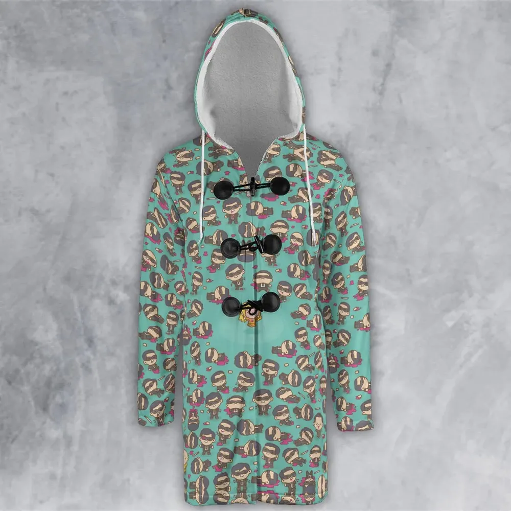 Kill Bill Drip Hooded Cloak Coat - 2